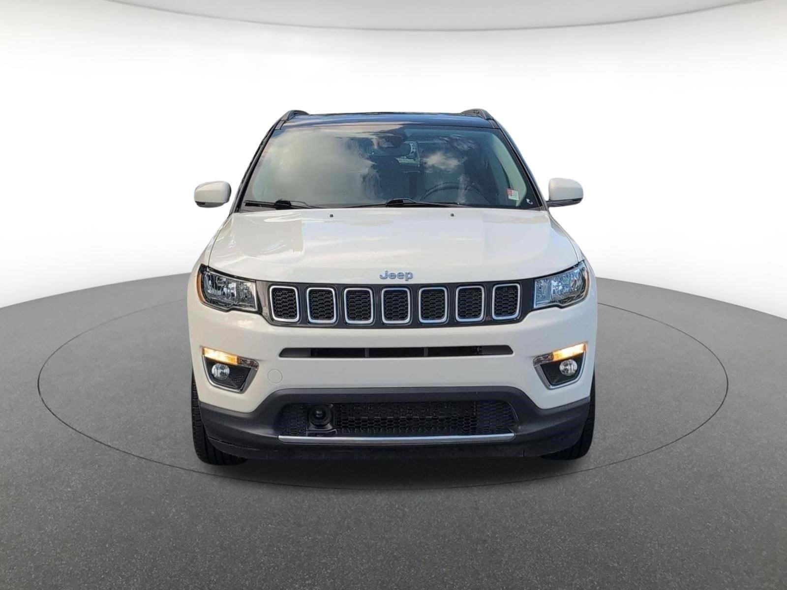 Used 2021 White Clearcoat Jeep Limited image 3