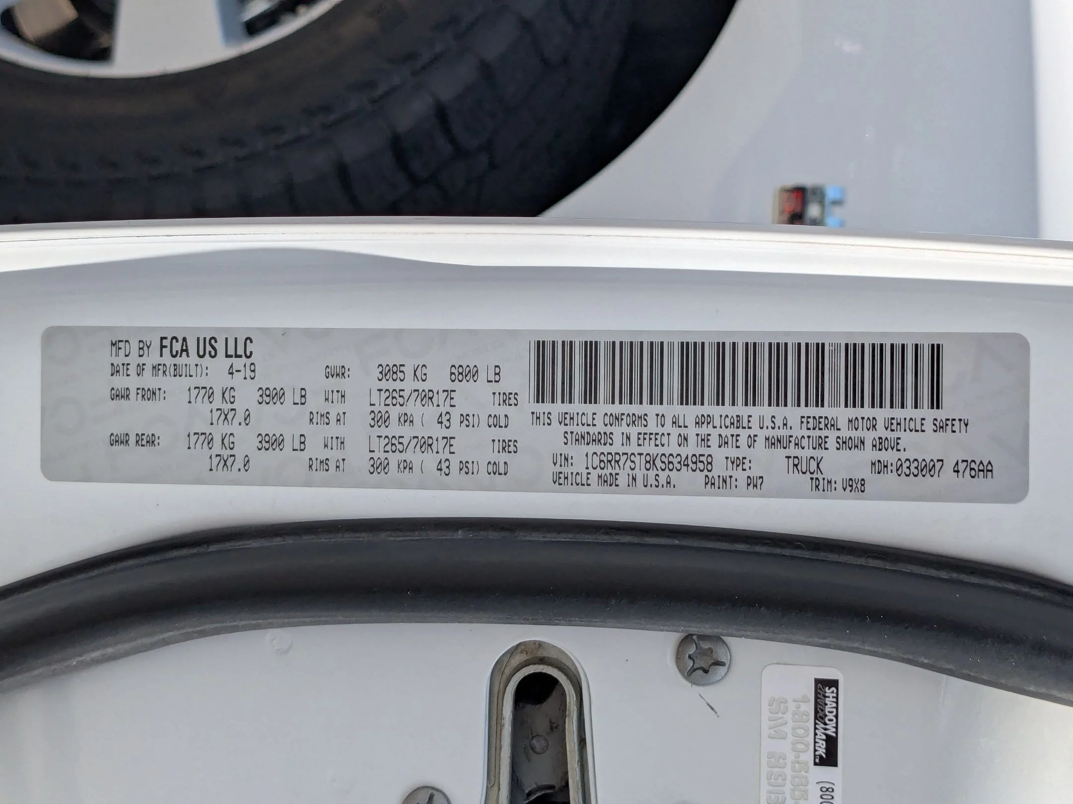 Used 2019 Bright White Clearcoat Ram Tradesman image 30