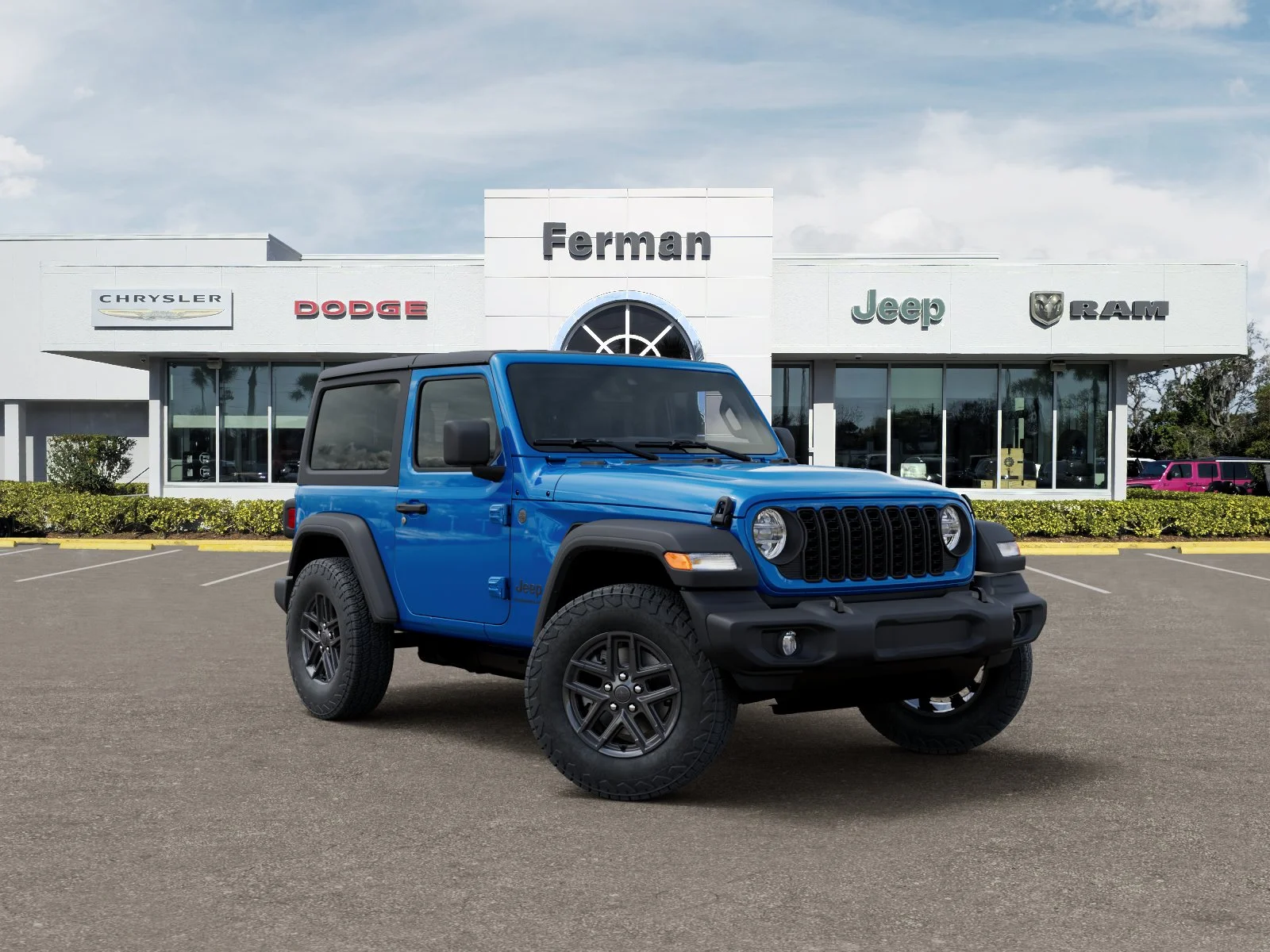 New 2026 Hydro Blue Pearl-Coat Exterior Paint Jeep Sport S image 33