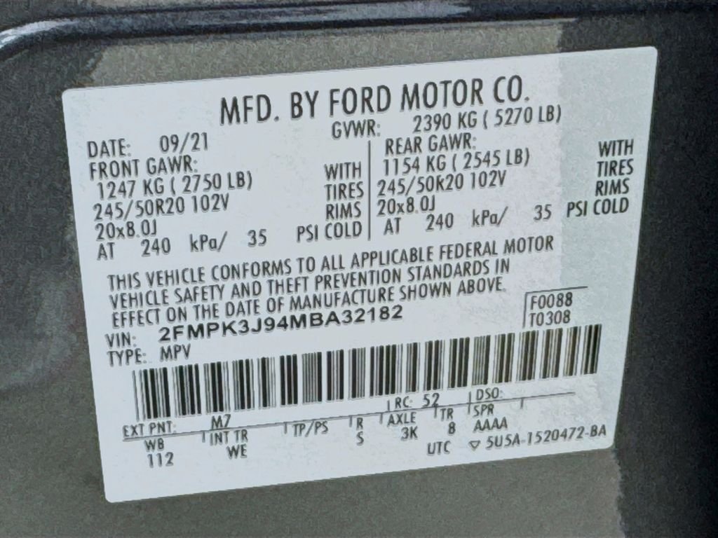 Used 2021 Gray Metallic Ford ST Line image 40
