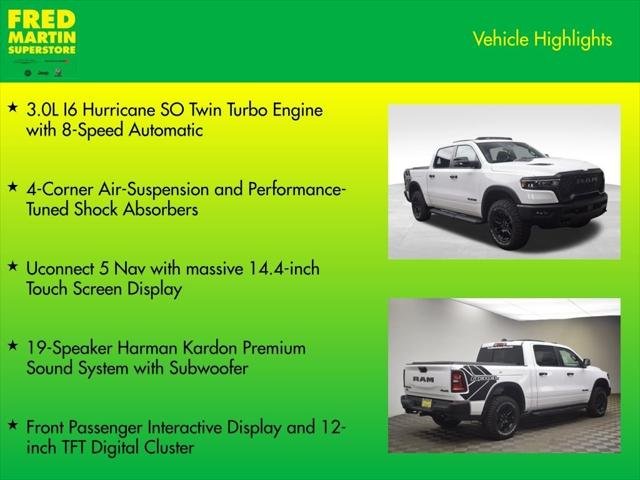 New 2026 Bright White Clear-Coat Exterior Paint RAM REBEL image 15