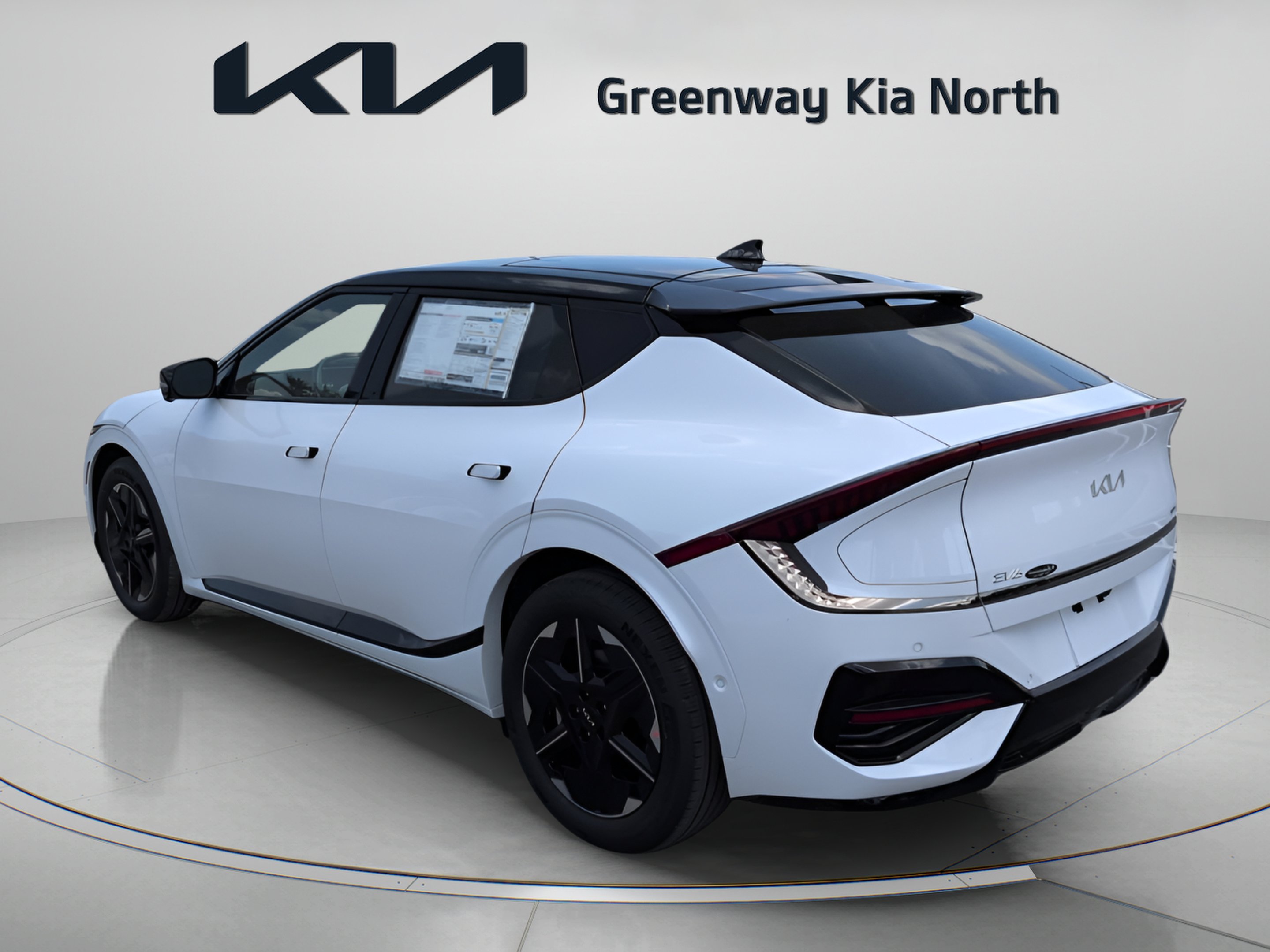 New 2026 Glacial White Pearl / Black Ro Kia GT-LINE image 6