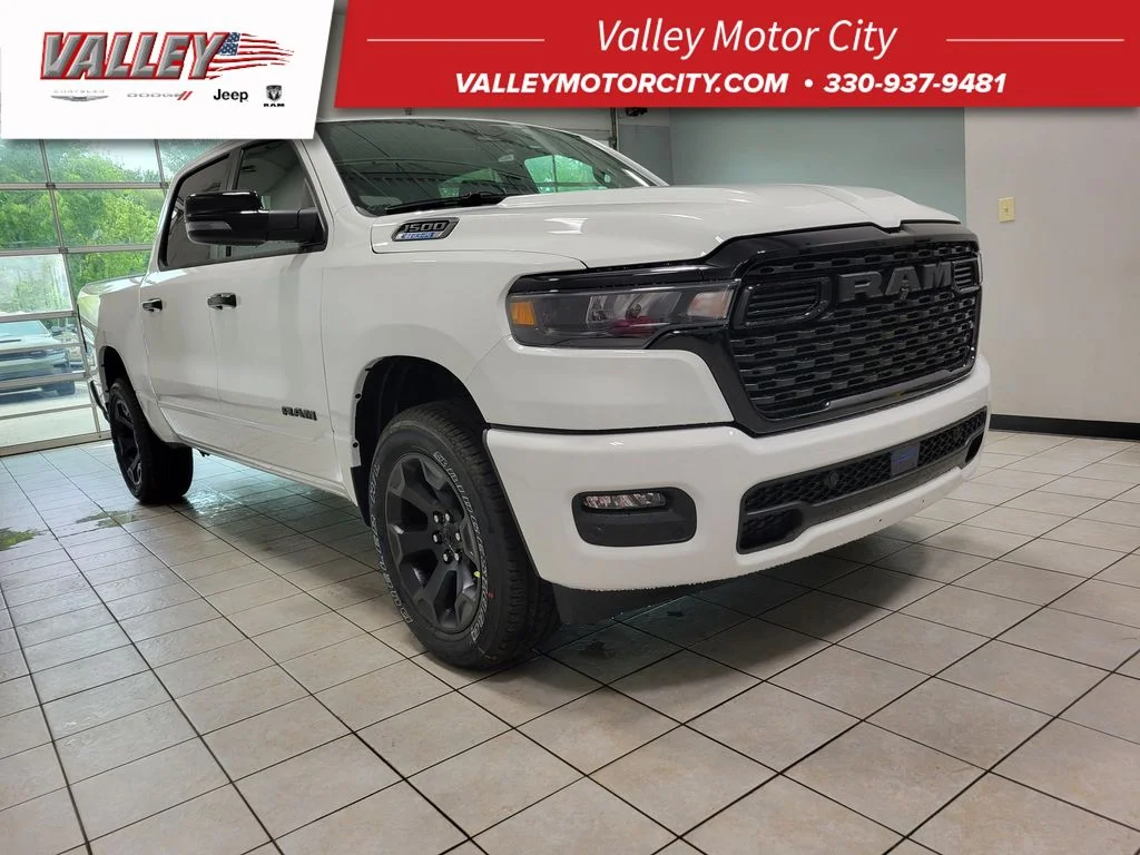 New 2026 Bright White Clear-Coat Exterior Paint RAM Big Horn/Lone Star image 1