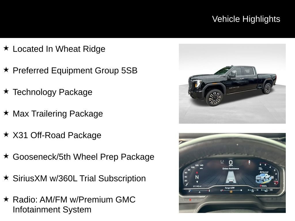 Used 2025 Onyx Black GMC Denali Ultimate image 9