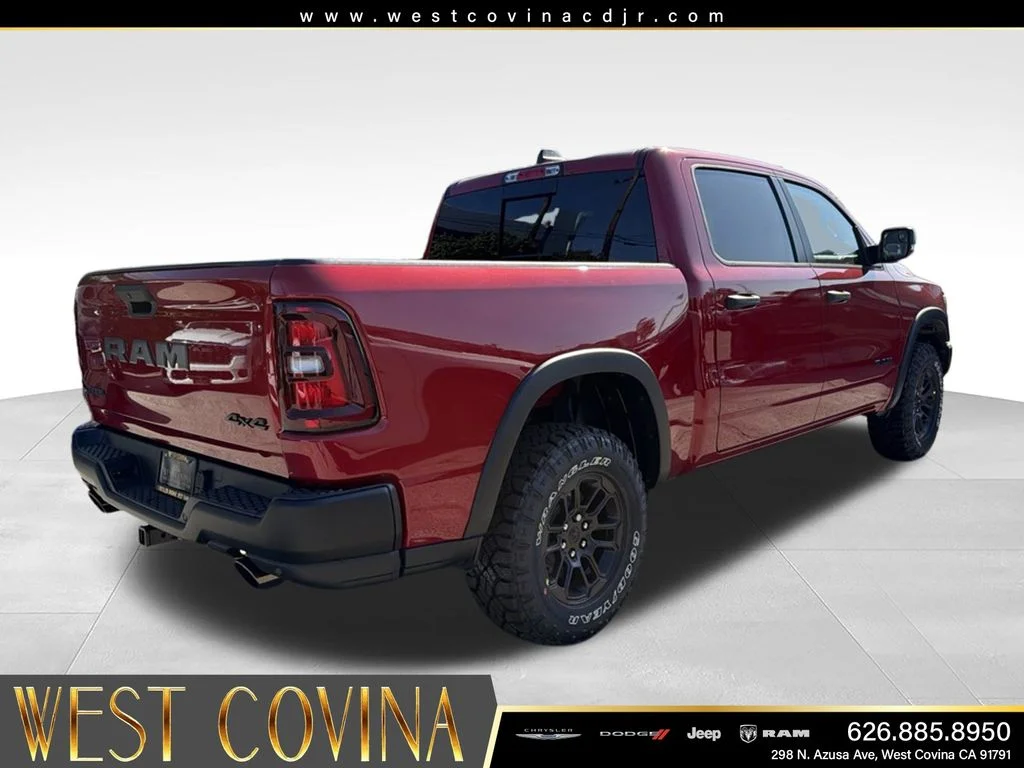New 2026 Molten Red Pearl-Coat Exterior Paint RAM Rebel image 7