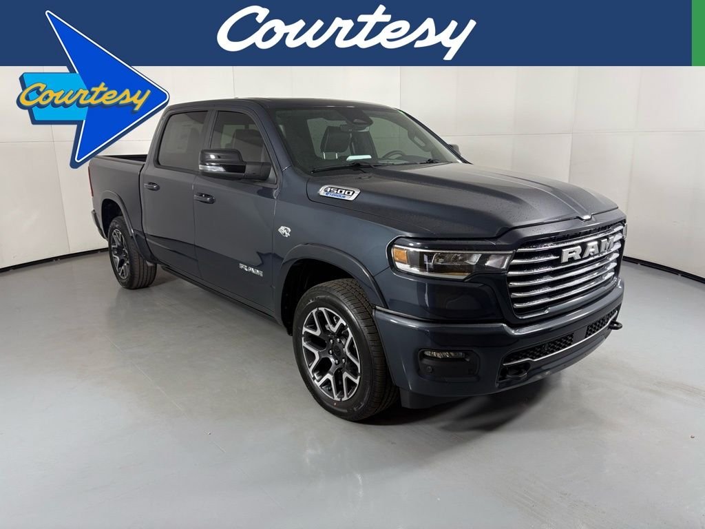 New 2026 Forged Blue Metallic Exterior Paint RAM Laramie image 1