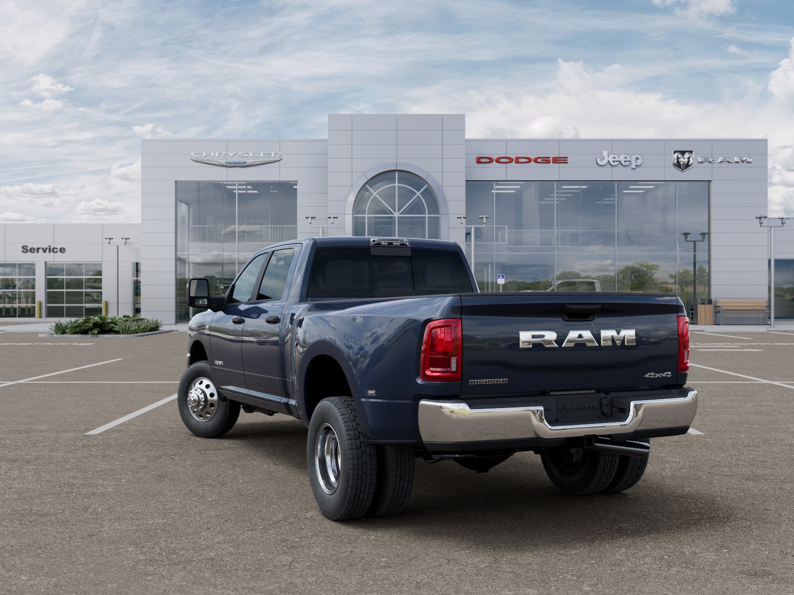 New 2026 Blue Metallic RAM Big Horn image 35