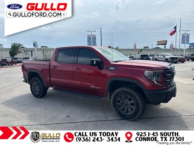Used 2025 Volcanic Red GMC AT4X image 2
