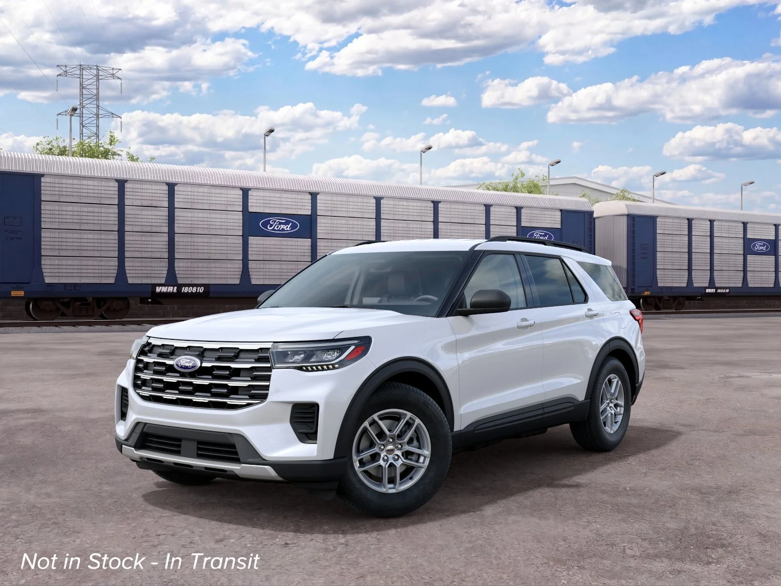 New 2027 Star White Metallic Tri-Coat Ford Active image 2
