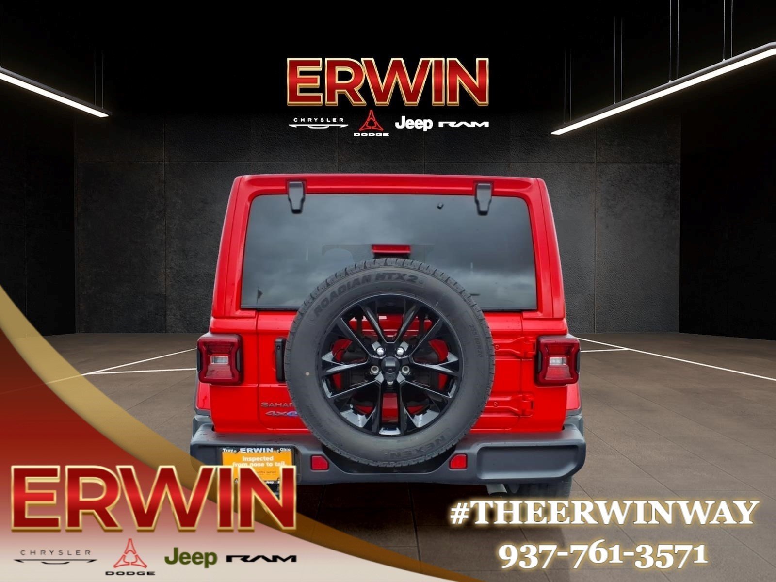 Used 2025 Red Jeep Sahara 4xe image 6