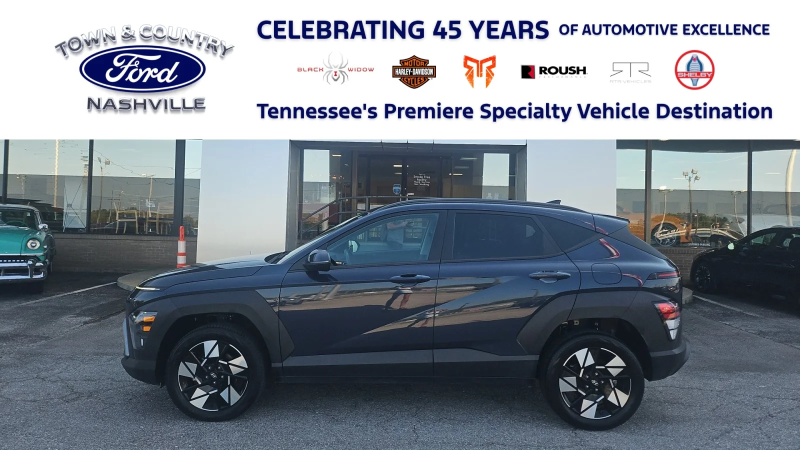 Used 2025 Blue Hyundai SEL AWD image 1