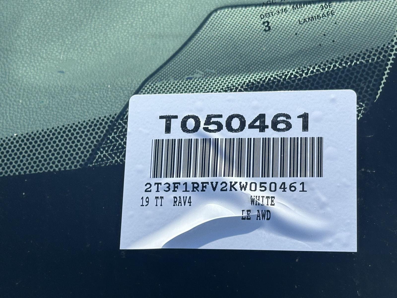 Used 2019 Super White Toyota LE image 14