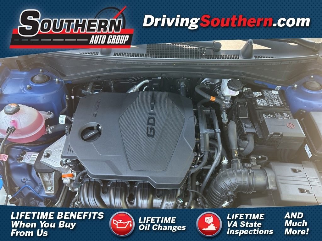 Used 2023 Blue Kia EX image 1