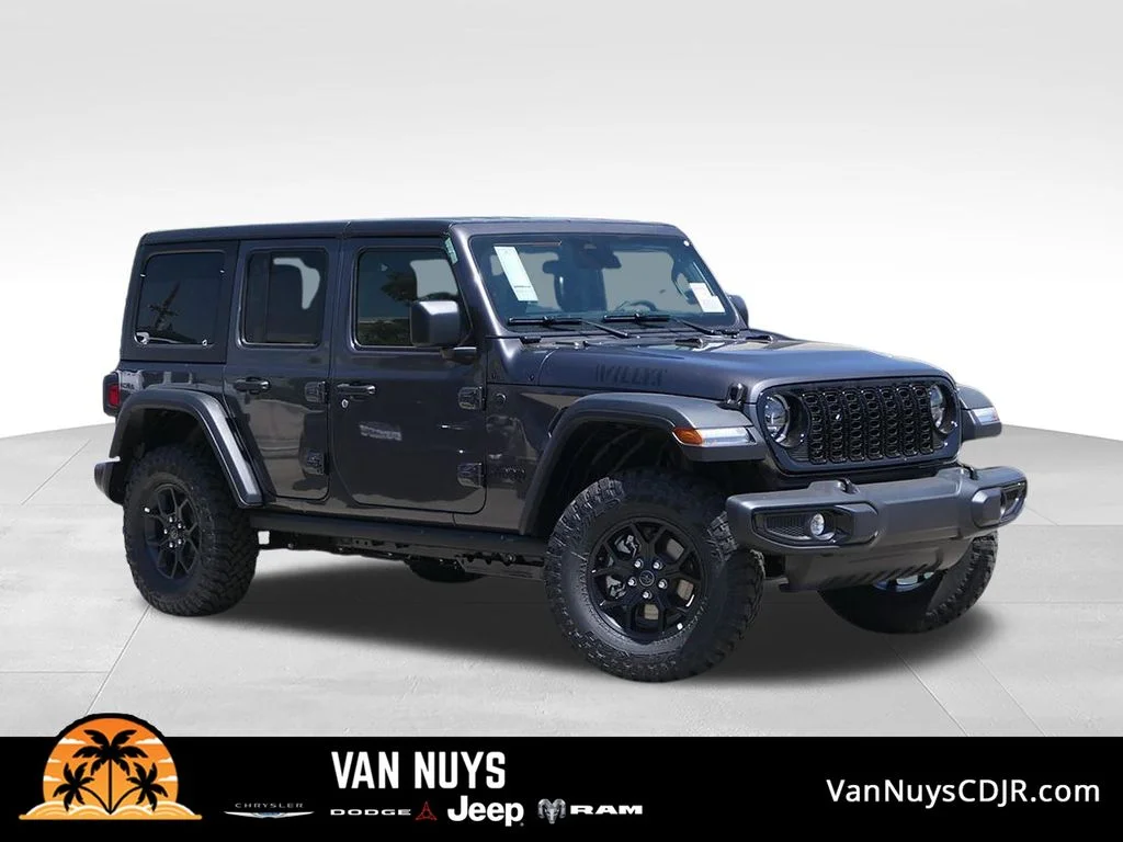 New 2026 Gray Jeep Willys image 1