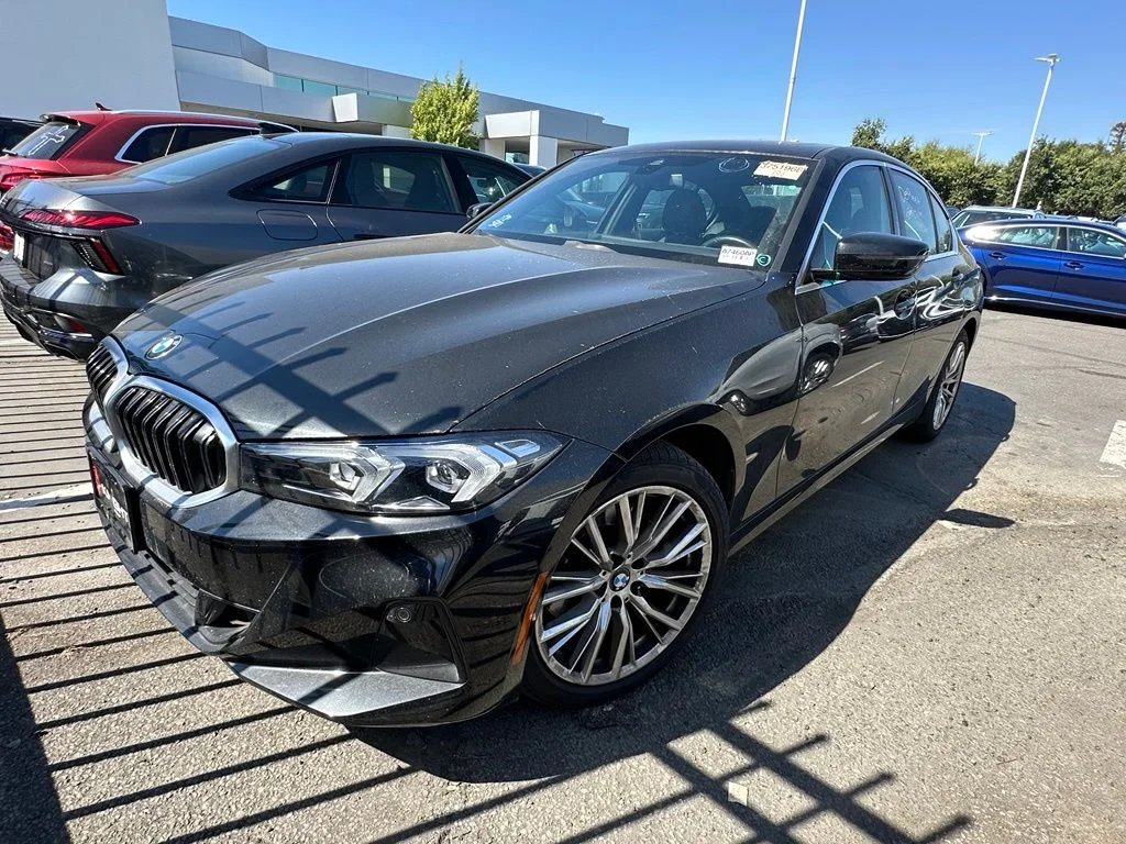 Used 2024 Black Sapphire Metallic BMW 330i image 2