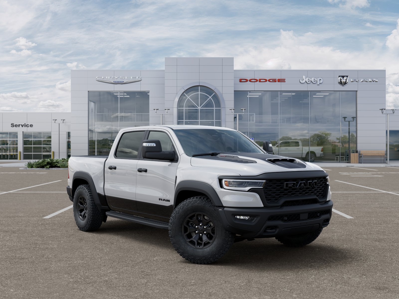 New 2026 Bright White Clear-Coat Exterior Paint RAM RHO image 31