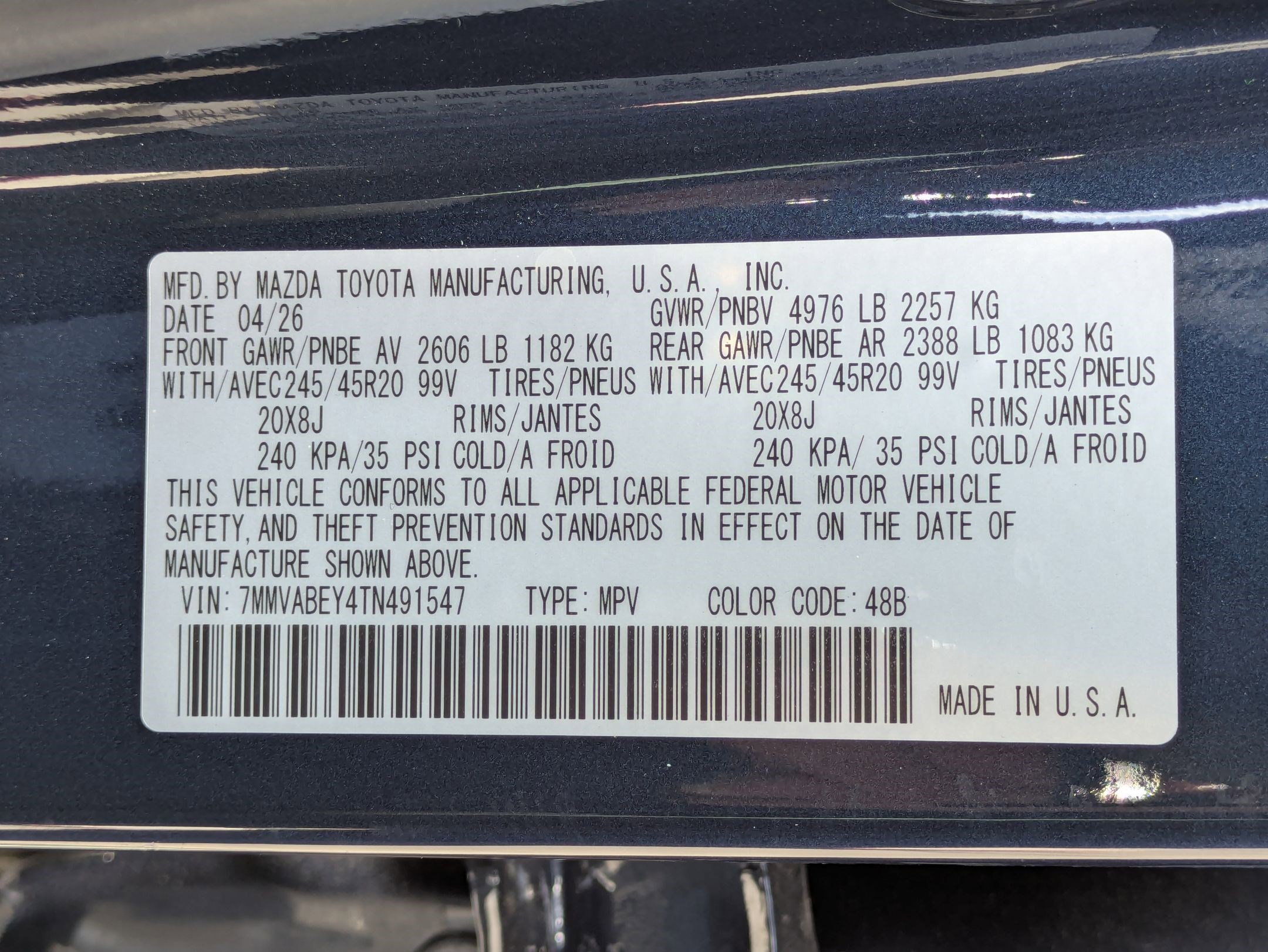 New 2026 Ingot Blue Metallic Mazda 2.5 Turbo Premium Plus AWD image 16