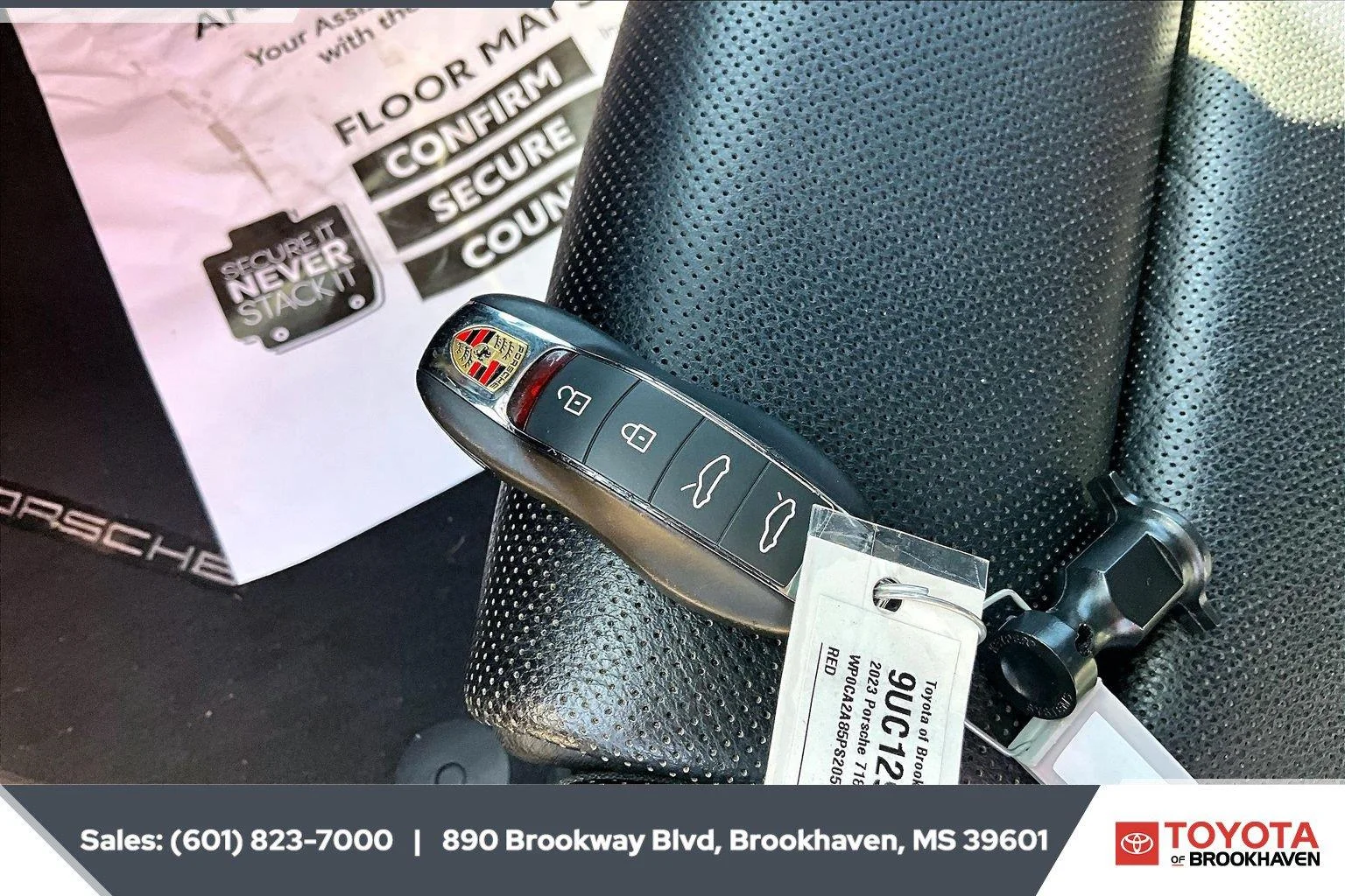 Used 2023 Guards Red Porsche Base image 9