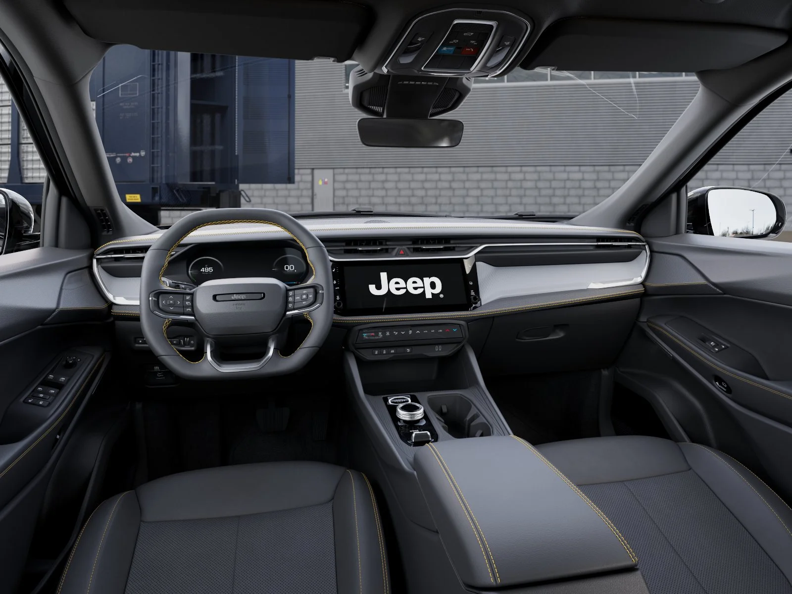 New 2026 Diamond Black Crystal Pearl-Coat Exterior Paint Jeep  image 8