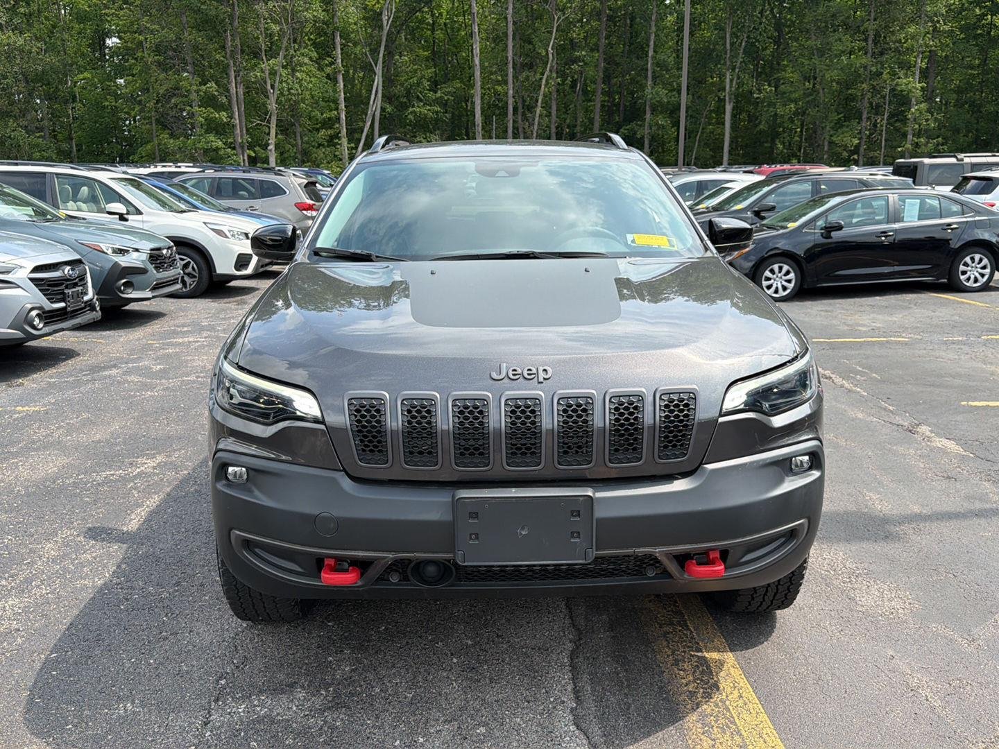 Used 2022 Granite Crystal Metallic Clearcoat Jeep Trailhawk image 12