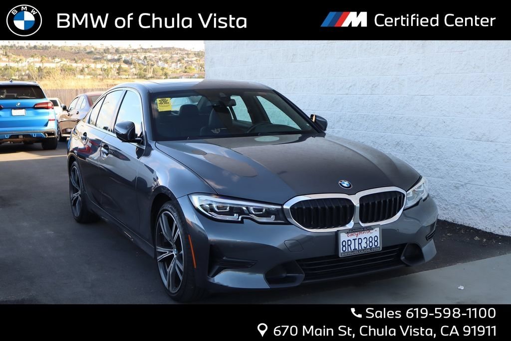Used 2020 Gray BMW 330i image 1