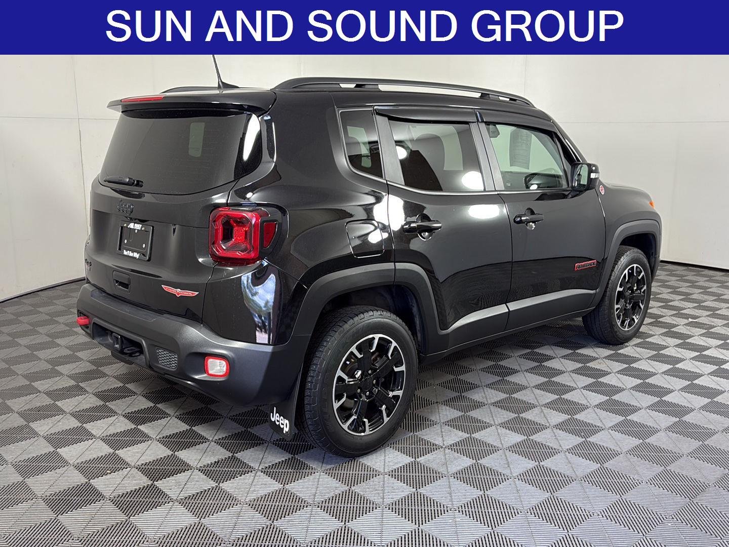 Used 2023 Black Clearcoat Jeep Trailhawk image 5