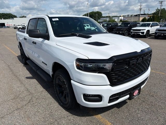 Bright White Clear-Coat Exterior Paint 2026 RAM 1500 Pickup Truck Four-Wheel Drive 