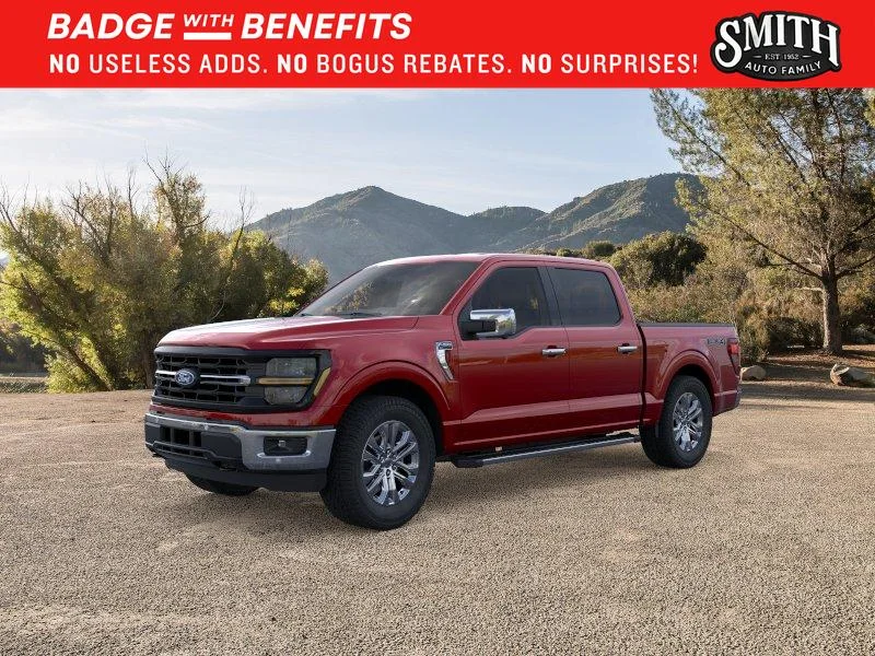 New 2025 Rapid Red Metallic Tinted Clearcoat Ford XLT image 1