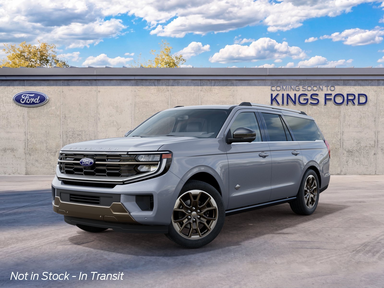 New 2027 Glacier Gray Metallic Tri-Coat Ford MAX King Ranch® image 2