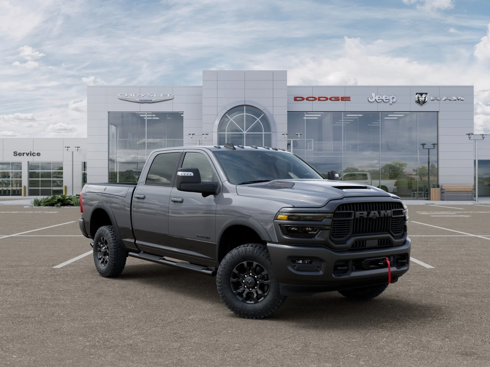 New 2026 Ceramic Gray Clearcoat RAM Power Wagon image 32