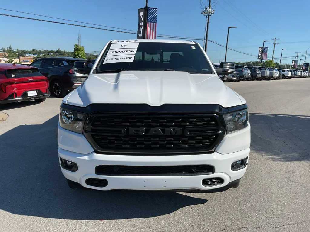Used 2022 Bright White Clearcoat Ram Big Horn image 3