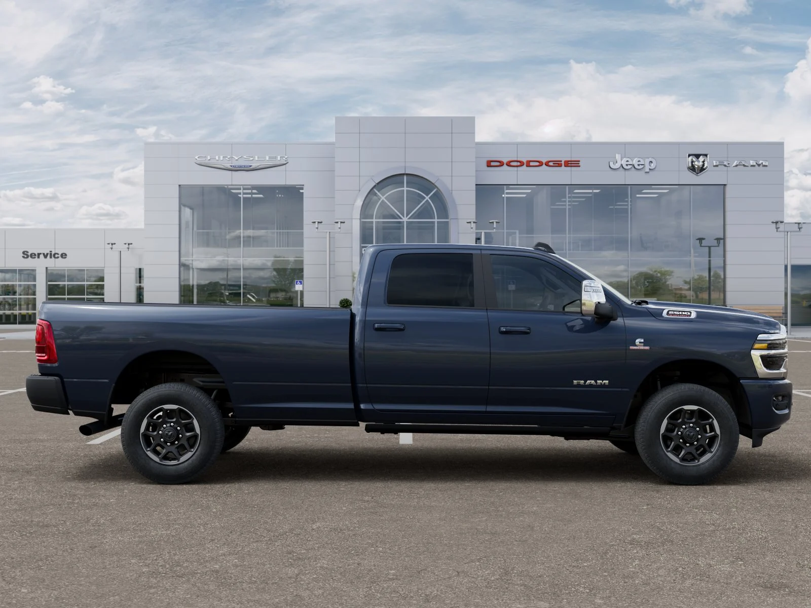 New 2026 Forged Blue Metallic Exterior Paint RAM Laramie image 48