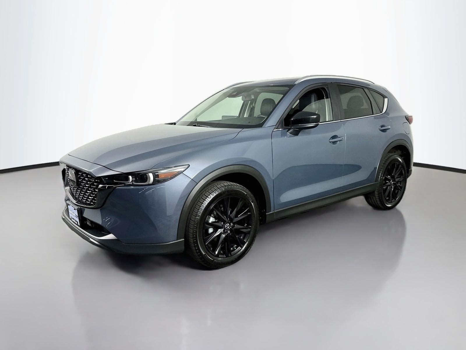 Used 2022 Gray Mazda 2.5 S Carbon Edition One Owner Sunroof Radar Cruise image 3