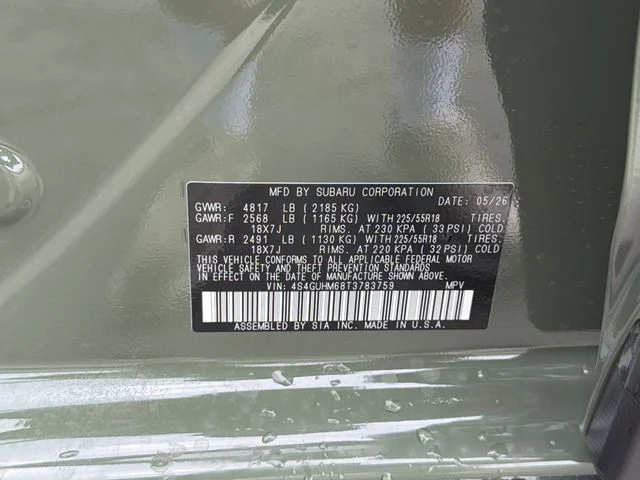 New 2026 Green Subaru Limited image 26