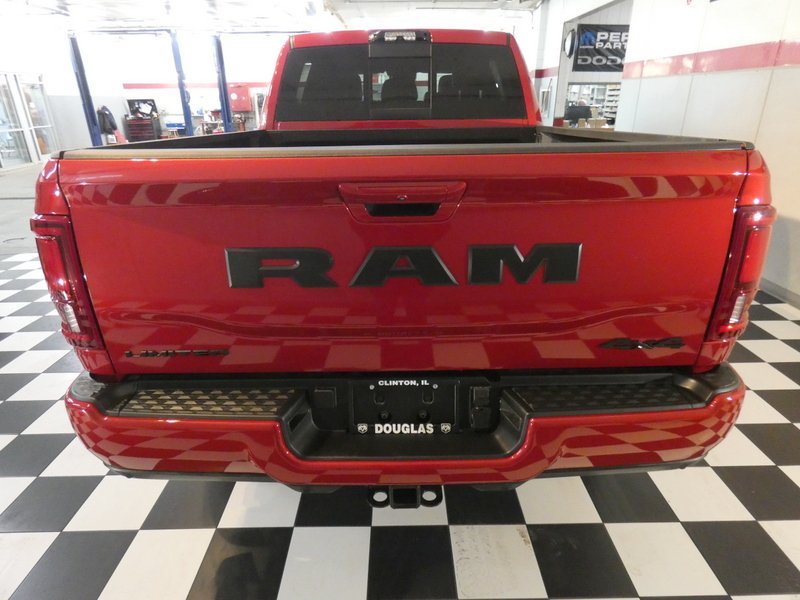 New 2026 Molten Red Pearl-Coat Exterior Paint RAM Limited Mega Cab 6