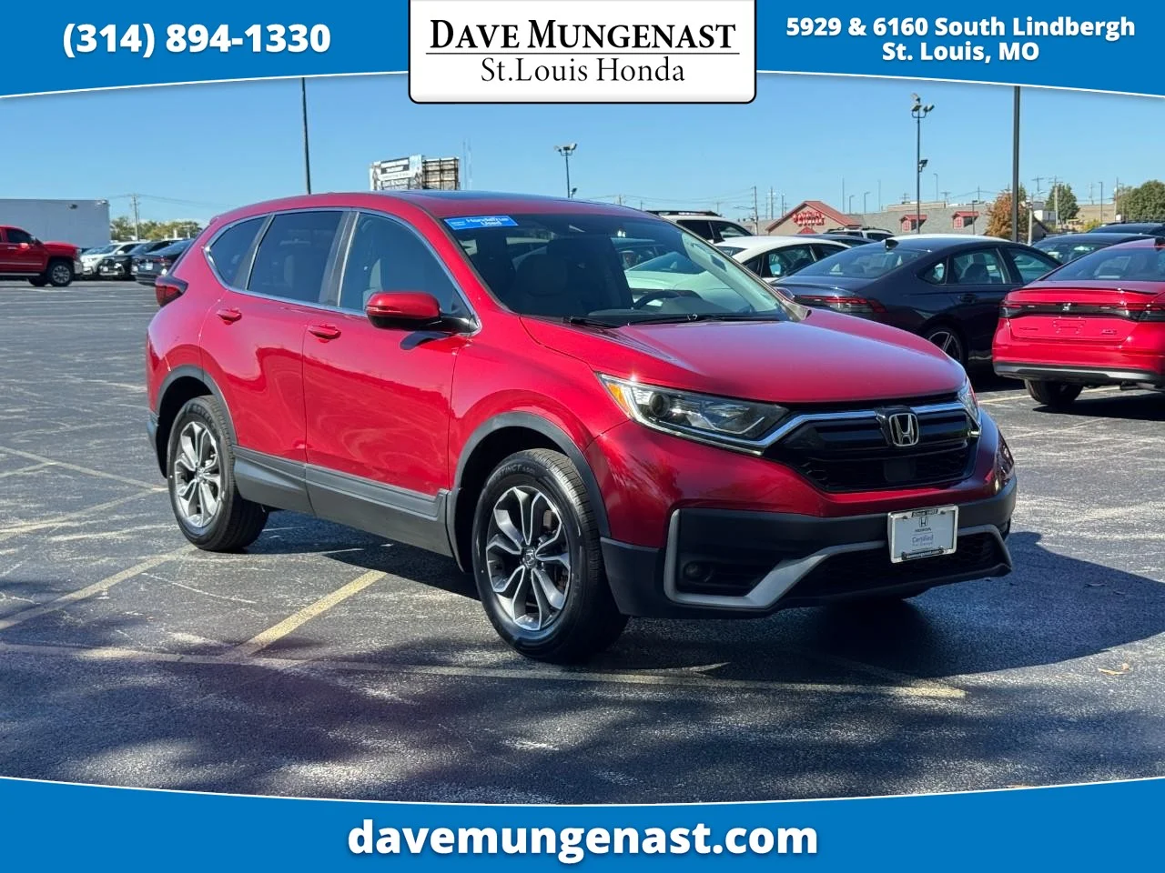 Used 2022 Red Honda EX-L image 1