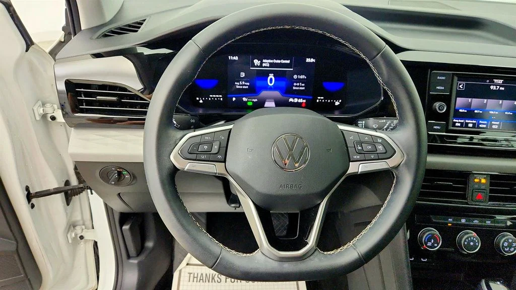 Used 2023 Pure White Volkswagen S FWD w/ IQ.DRIVE Package image 13