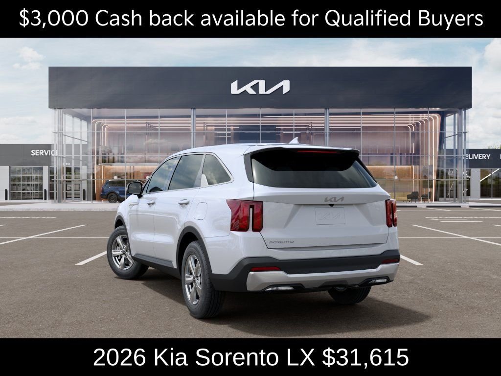 New 2026 White Pearl Kia LX image 5