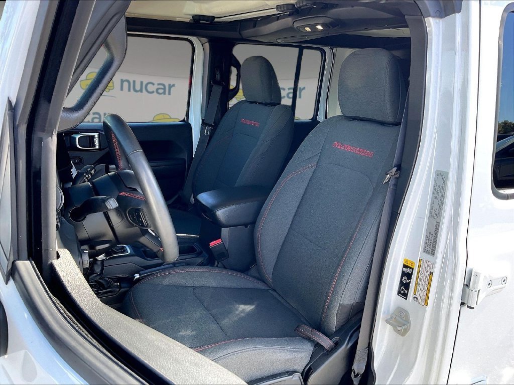 Used 2024 Bright White Clearcoat Jeep Rubicon image 9