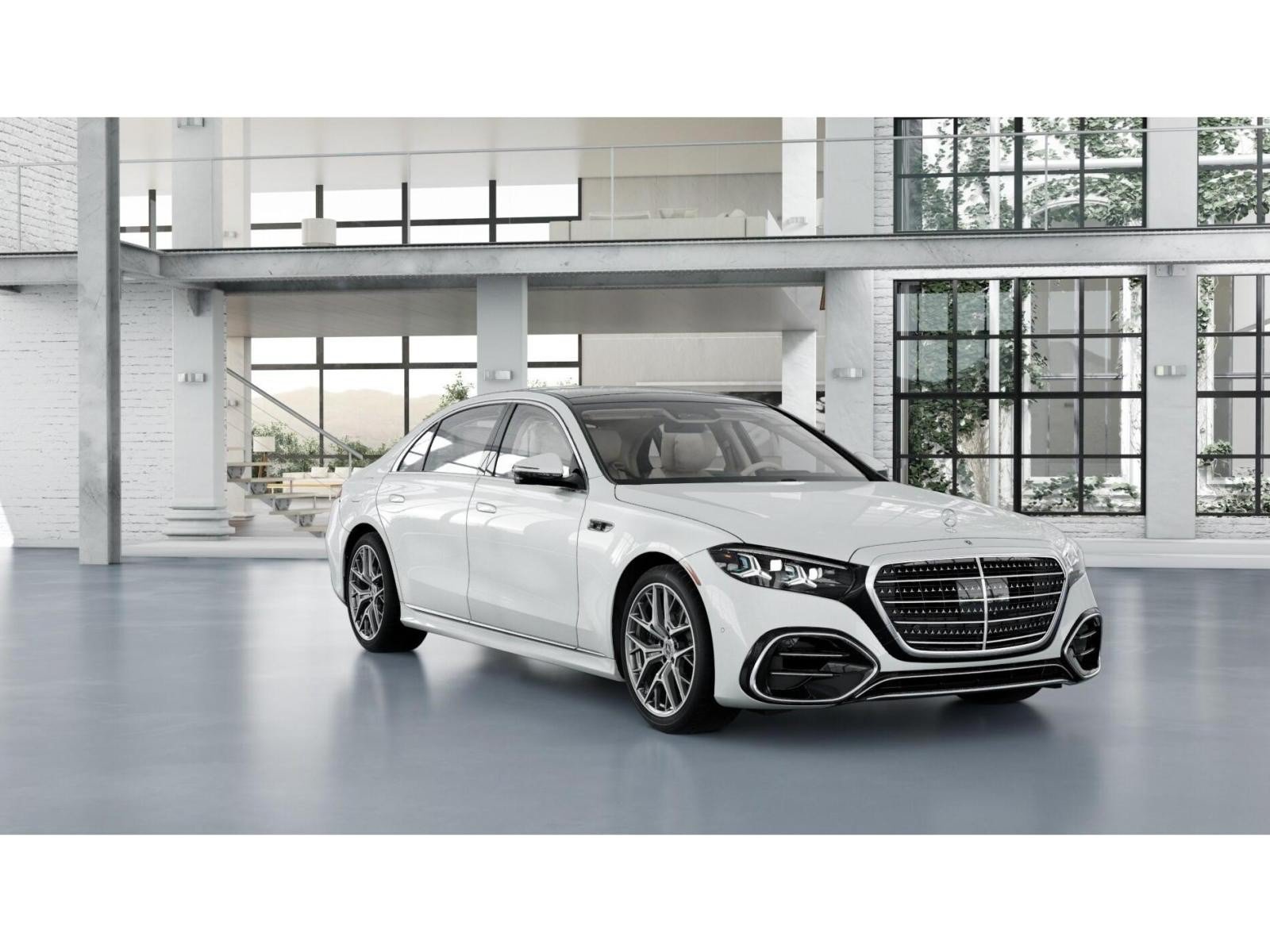 New 2027 MANUFAKTUR Moonlight White Metallic Mercedes-Benz S 580 4D Sedan 4MATIC® image 11