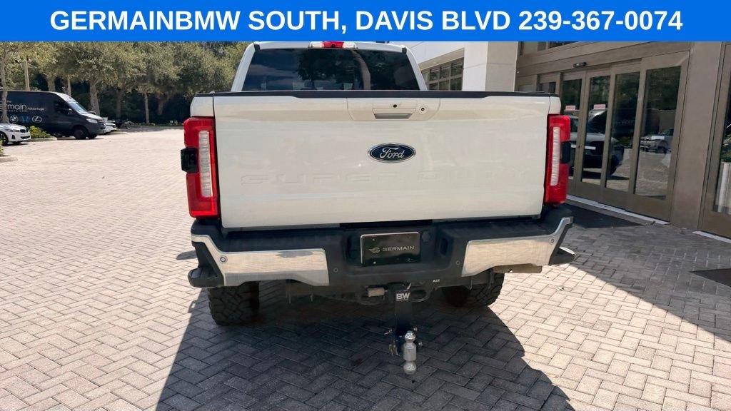 Used 2024 White Metallic Ford Lariat image 25