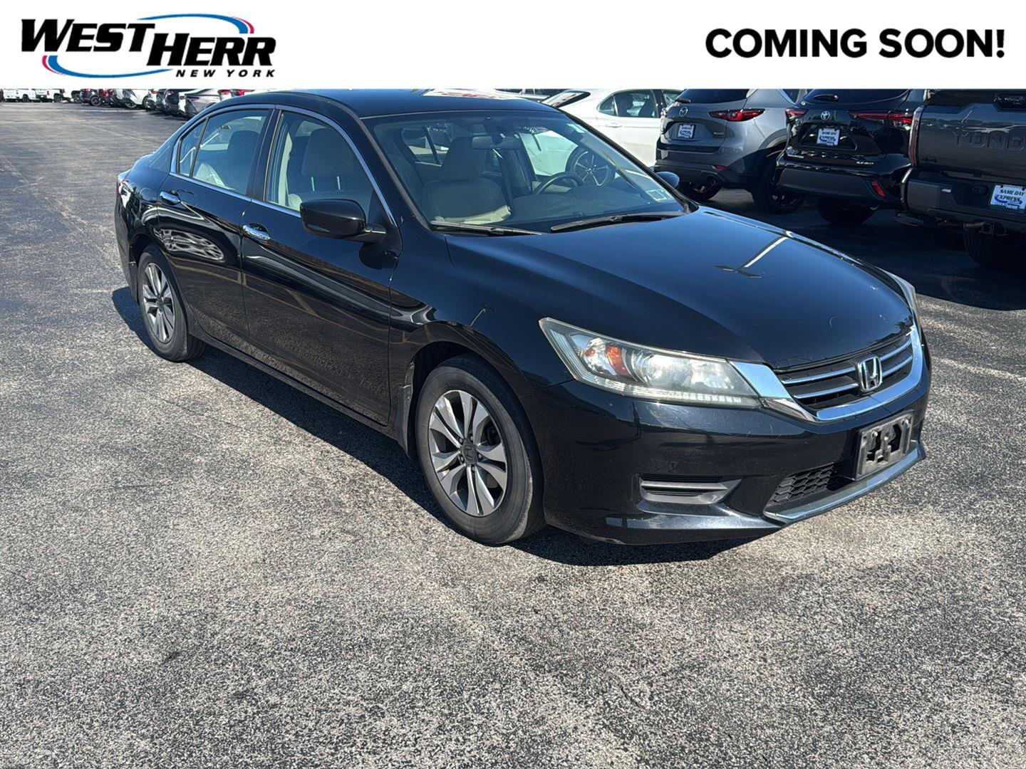 Used 2015 Crystal Black Pearl Honda LX image 1