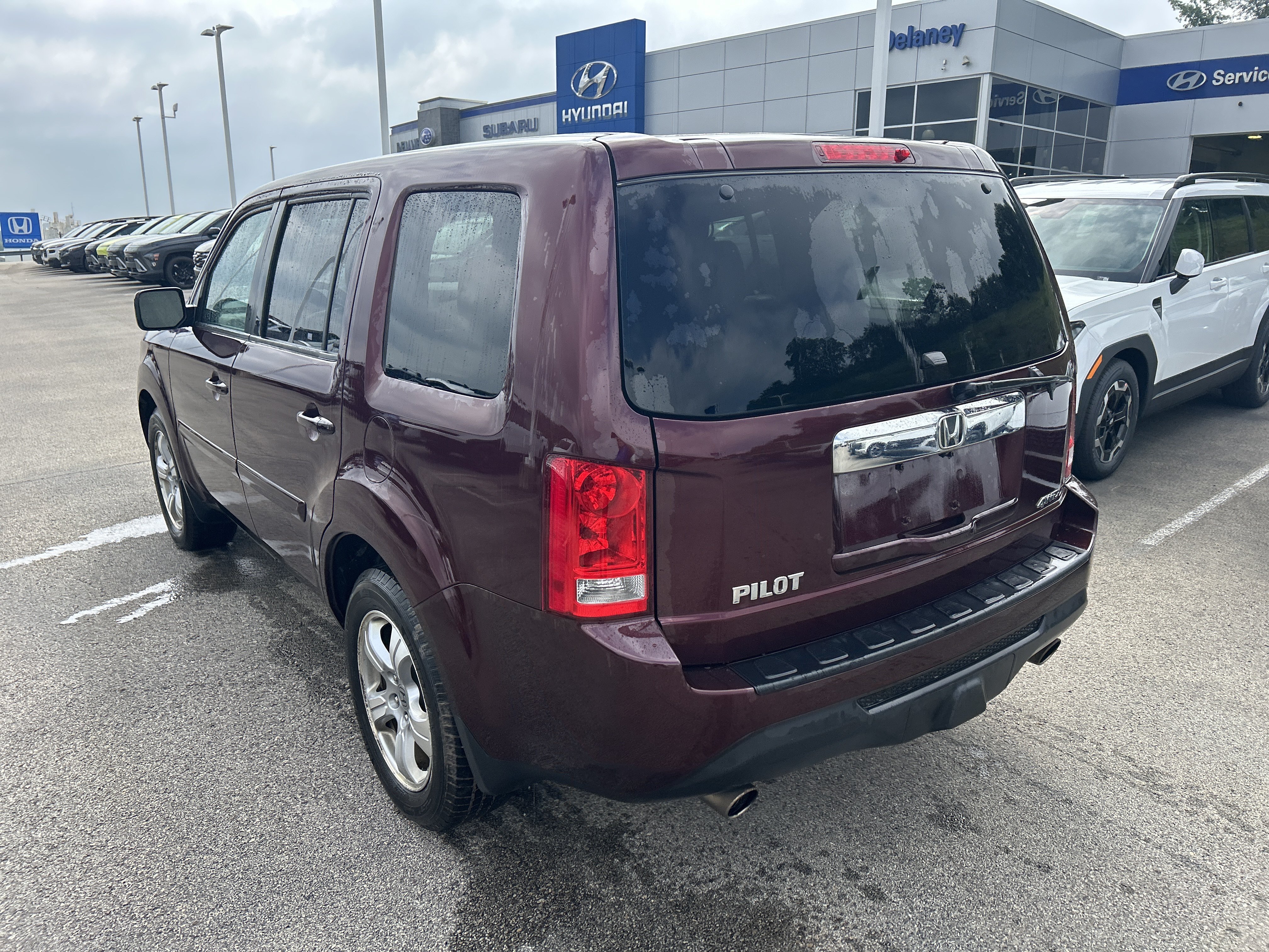 Used 2014 Dark Cherry Pearl Honda EX image 6