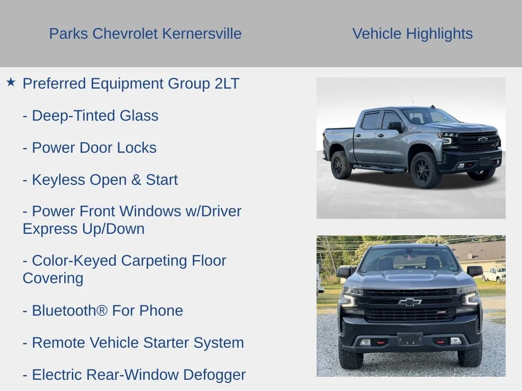 Used 2021 Gray Chevrolet LT Trail Boss image 11