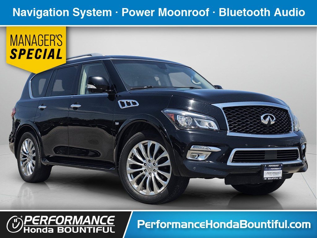 Used 2015 Black Obsidian INFINITI Base image 1