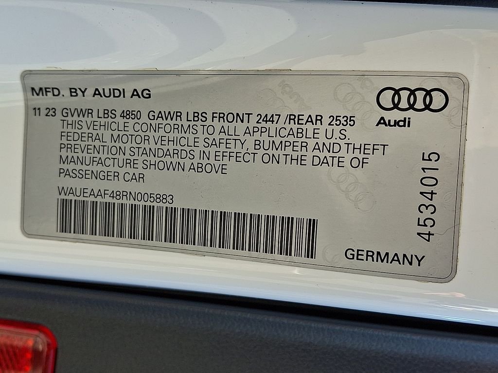 Used 2024 White Audi 45 S line Premium Plus image 27