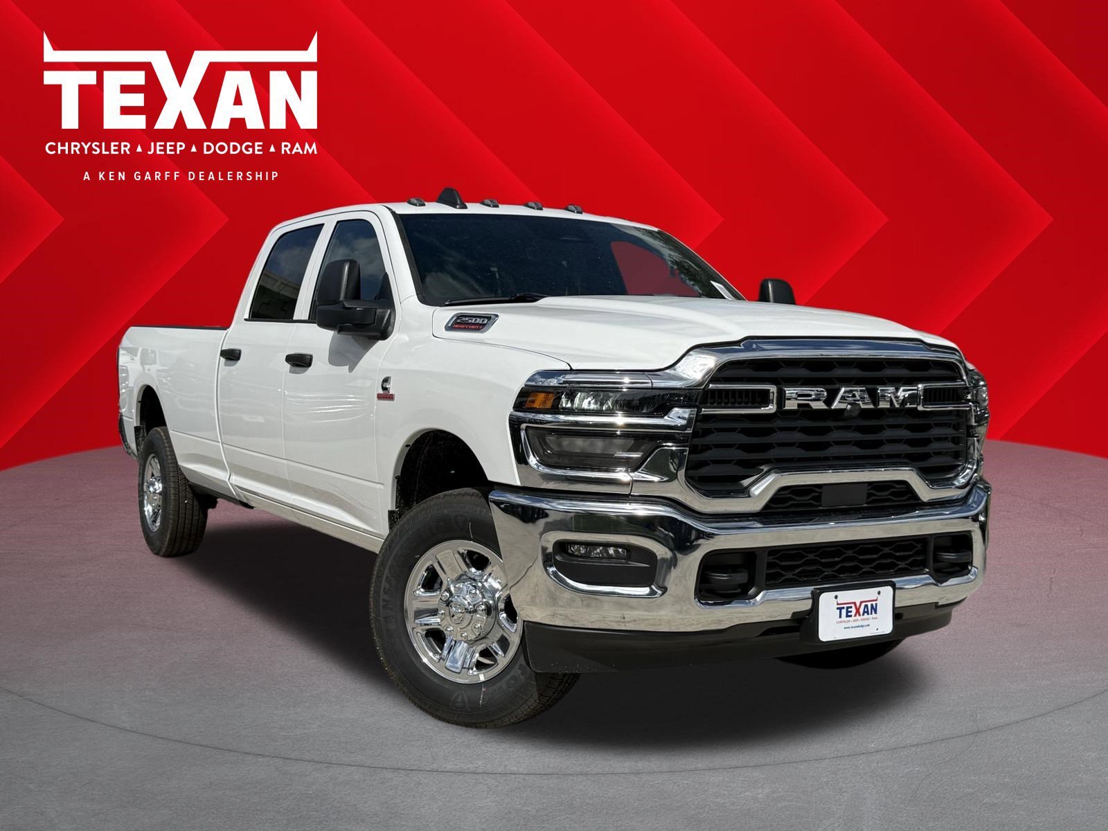 New 2026 Bright White Clear-Coat Exterior Paint RAM Tradesman image 1