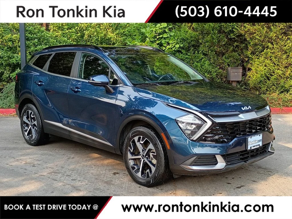 Used 2023 Blue Kia EX image 1