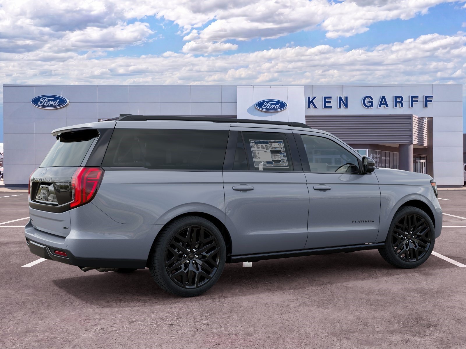 New 2027 Glacier Gray Metallic Tri-Coat Ford Platinum image 7
