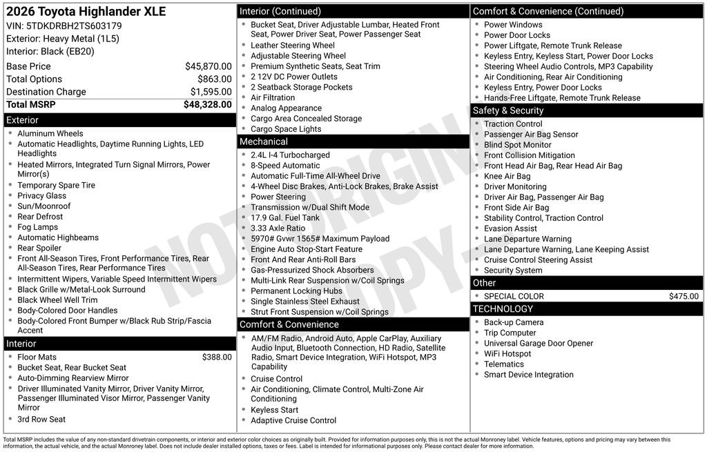 Used 2026  Toyota XLE image 6